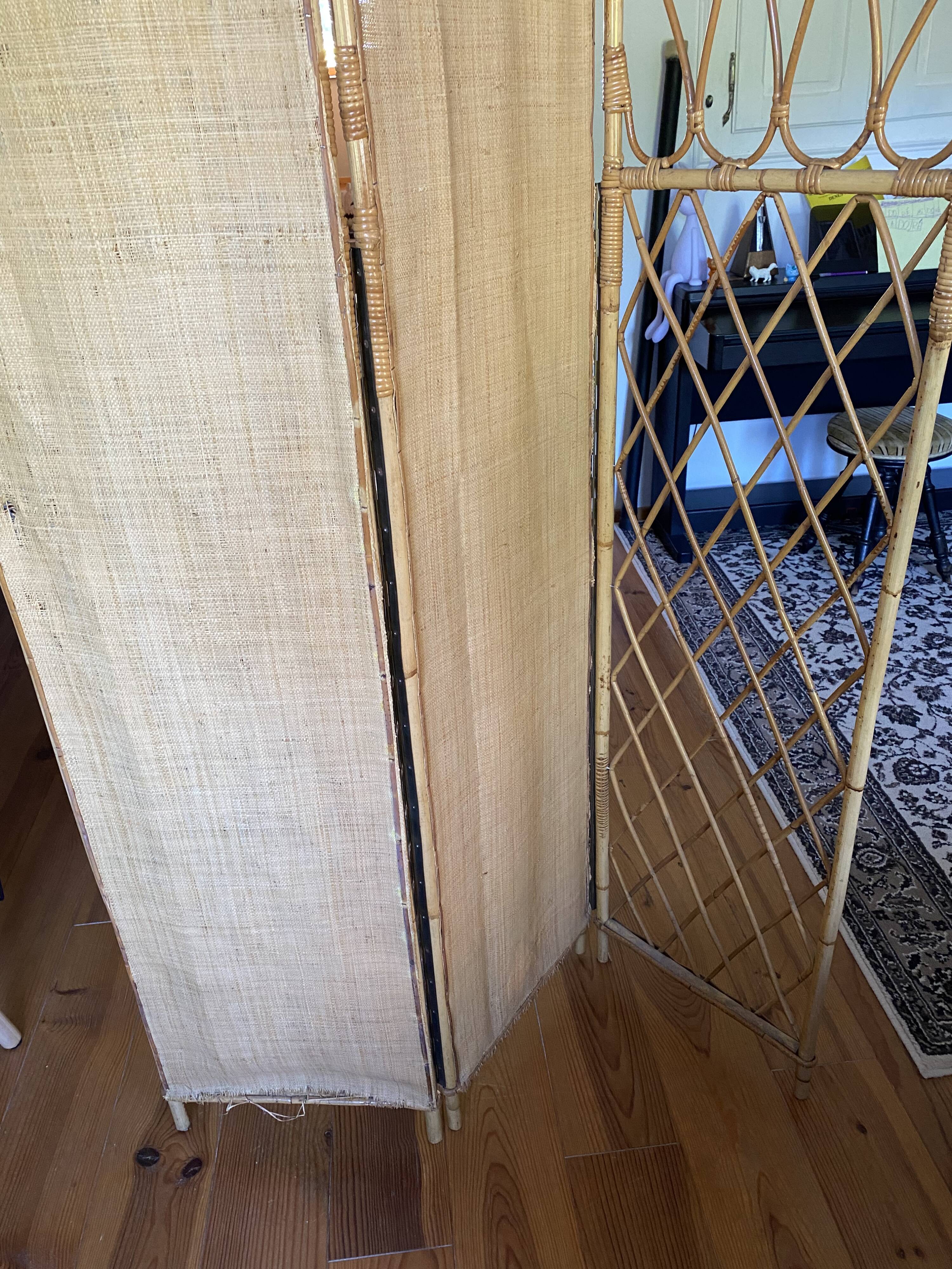 rattan screen