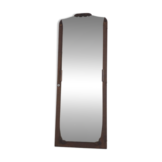Large mirror on restored wooden frame to install 1950