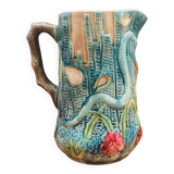 Vintage slip pitcher vase