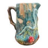 Vintage slip pitcher vase