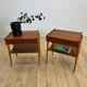 Pair of teak bedside tables by AB Carlström, 1960