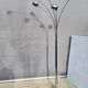 Vintage ARC floor lamp with 5 adjustable chrome arms on marble base