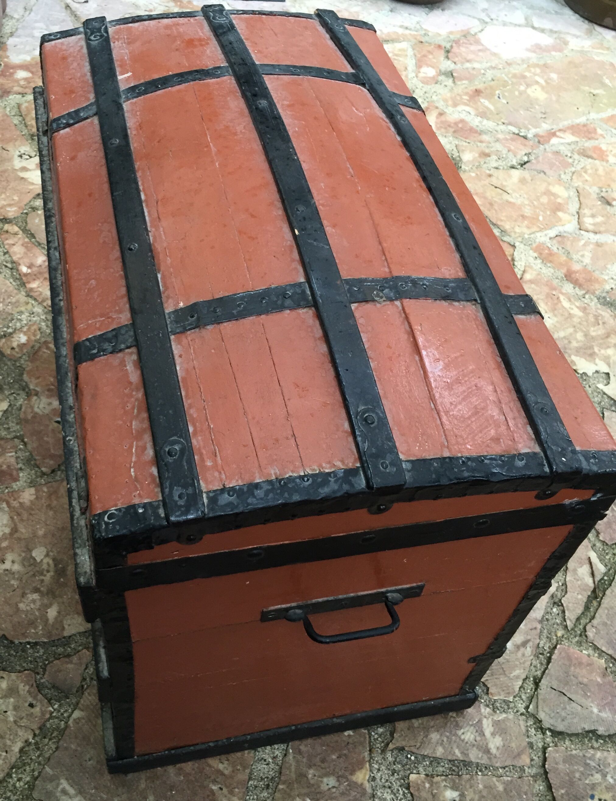 Ancient wooden trunk