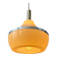 Vintage beige plexiglass space age pendant light