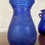 Series of 3 Murano “Scavo” vases in glass paste from the 60s and 70s