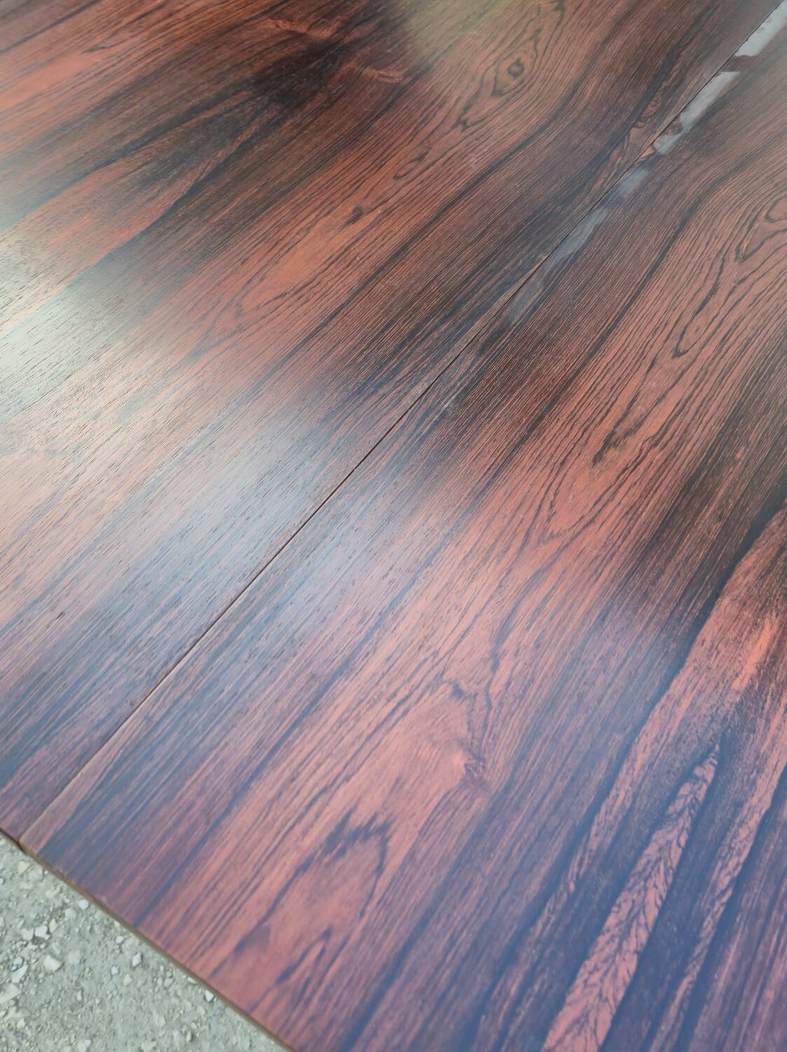 Scandinavian extendable table in Rio rosewood, 1960s