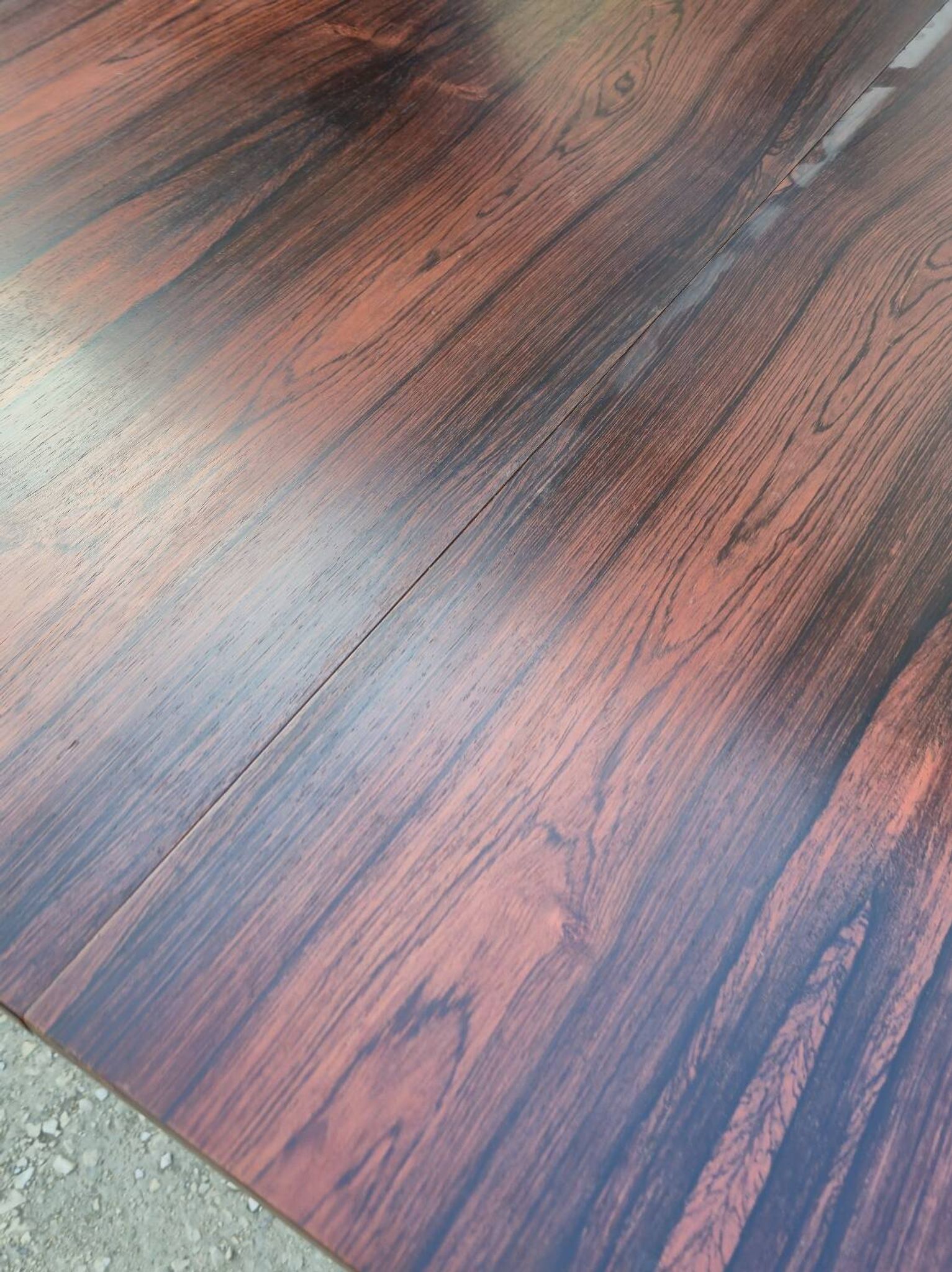 Scandinavian extendable table in Rio rosewood, 1960s