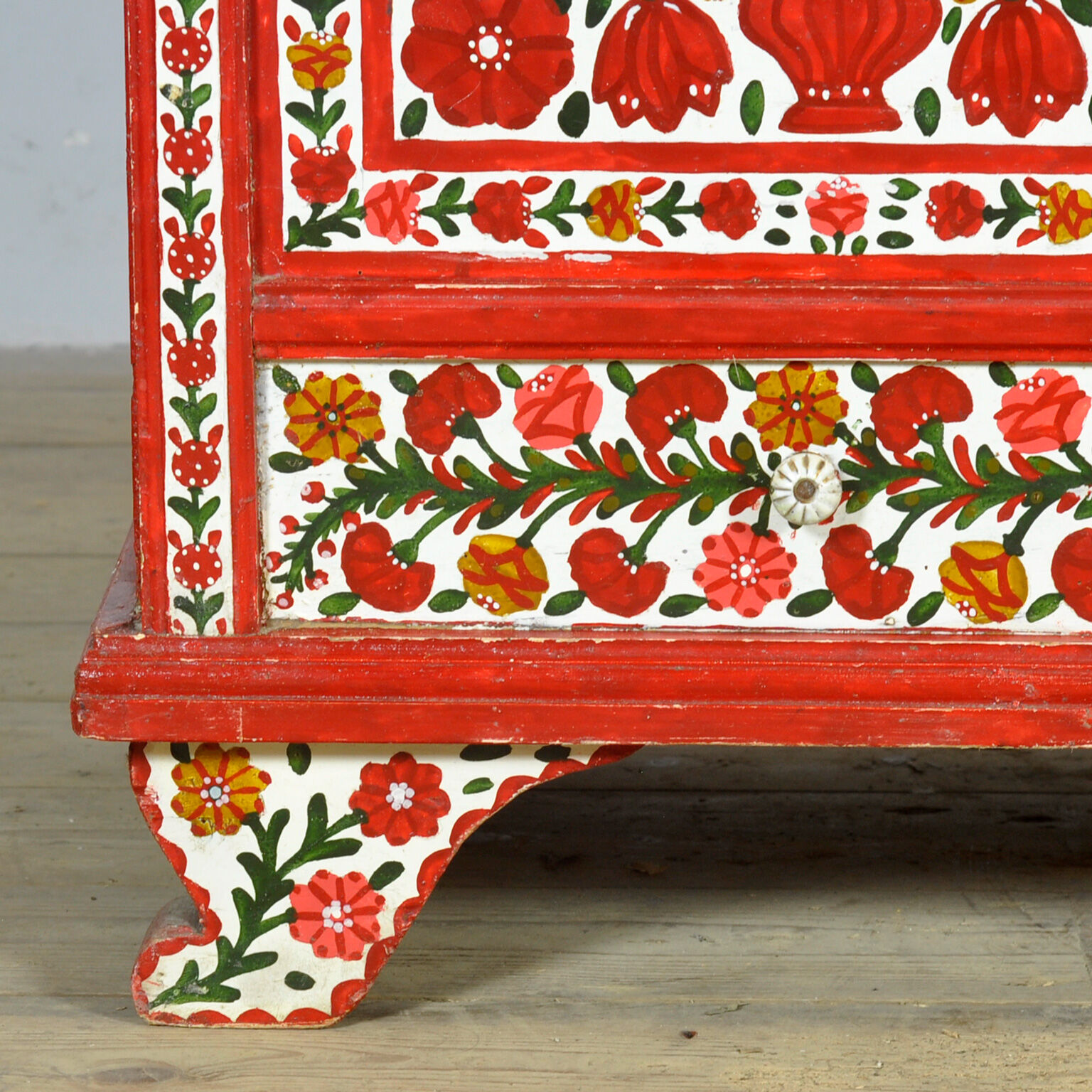 Folk art bridal chest, circa 1950