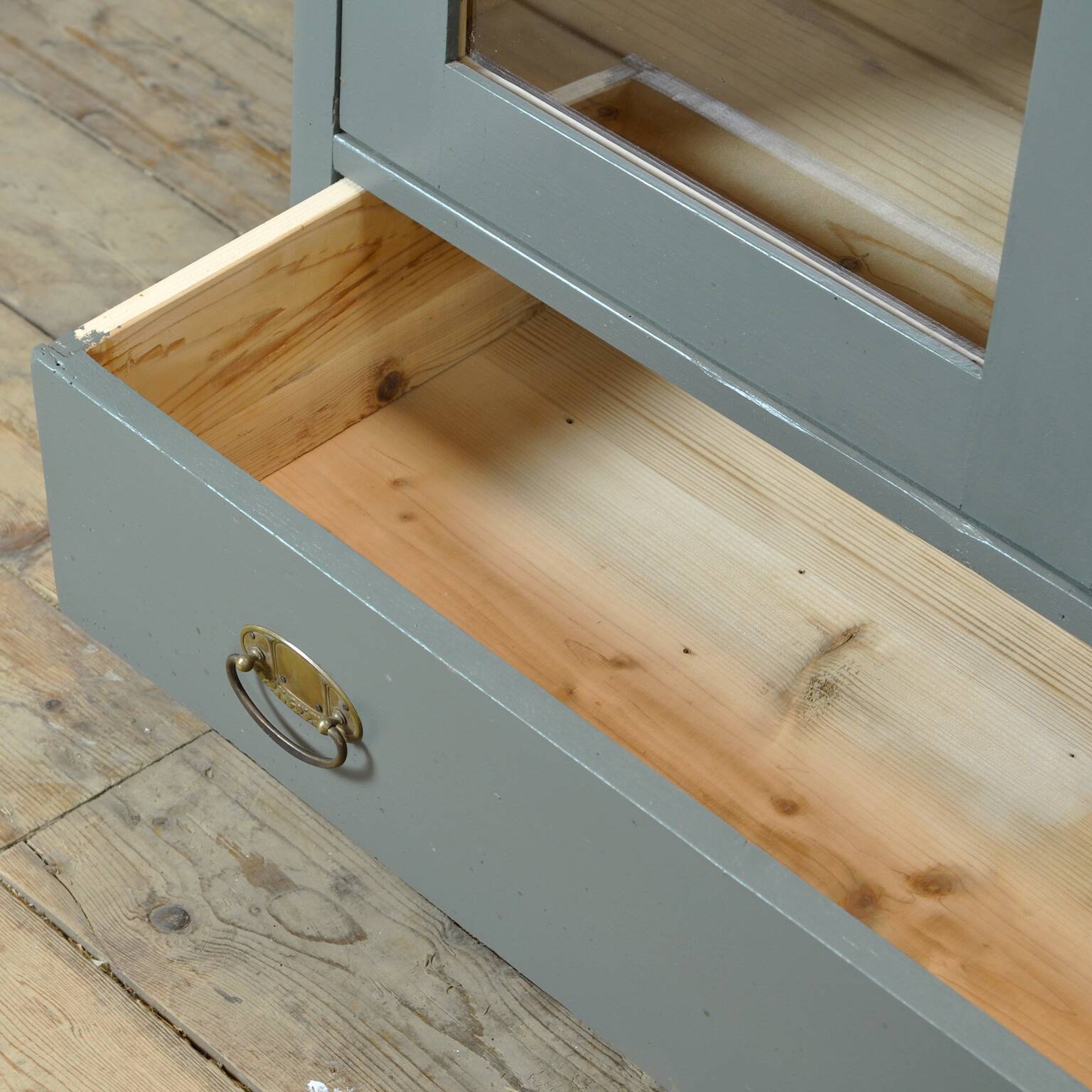 Pine display cabinet, 1930's