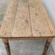 Table de ferme rustique en chêne massif style Louis Philippe -1m84