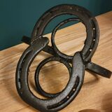 Grès du Marais - salt and pepper salt and pepper on horseshoe support