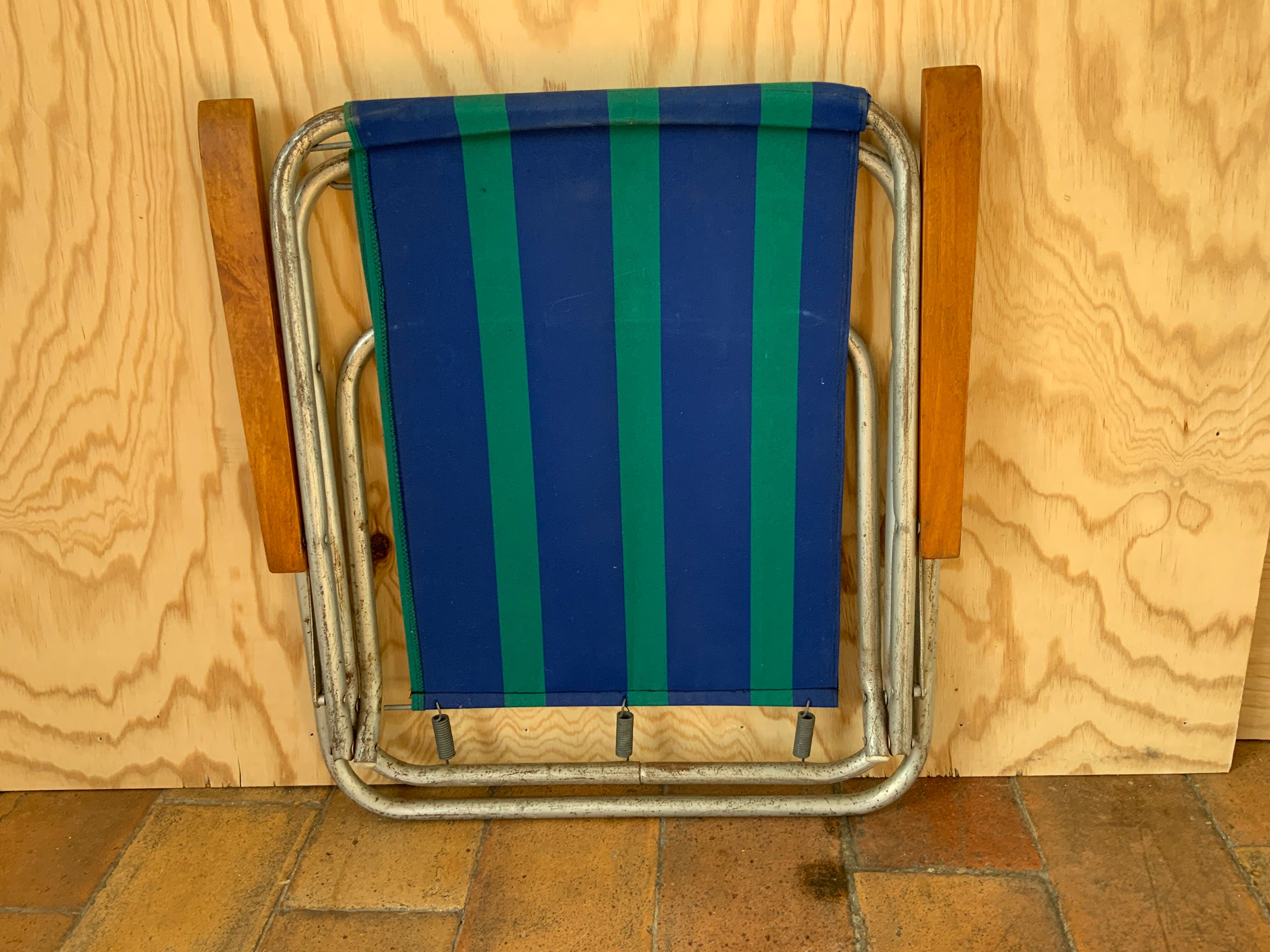 Fauteuil de camping vintage
