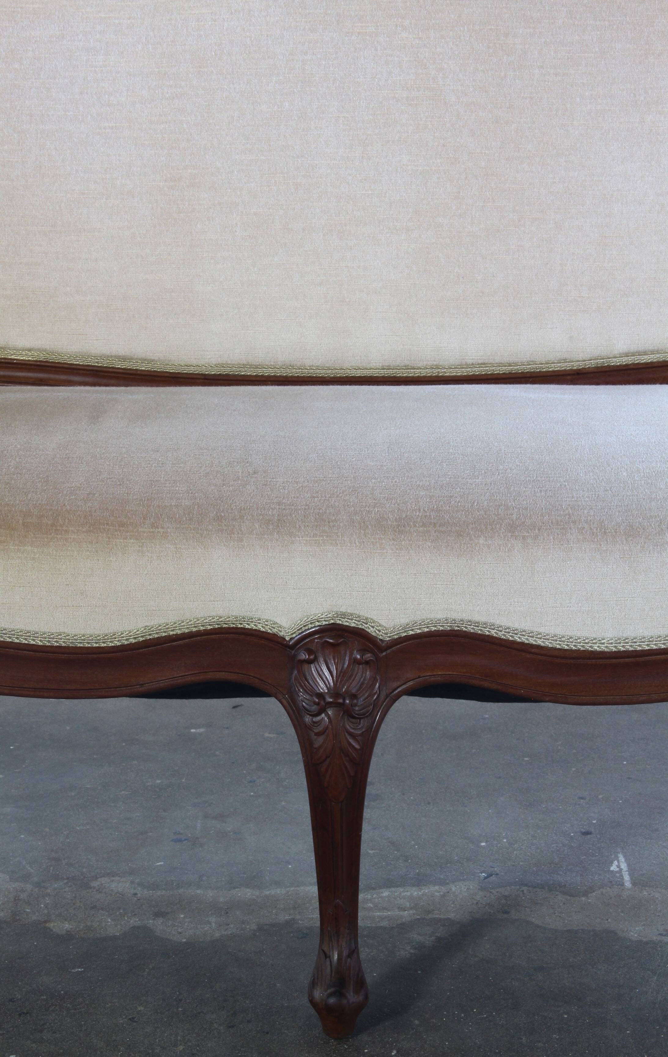 Antique Louis XV style 19th century Sofa, French