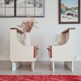 Pair of 70s bedside tables