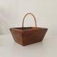Panier vintage artisanal en bois
