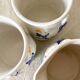 Vintage slurry mugs 80s