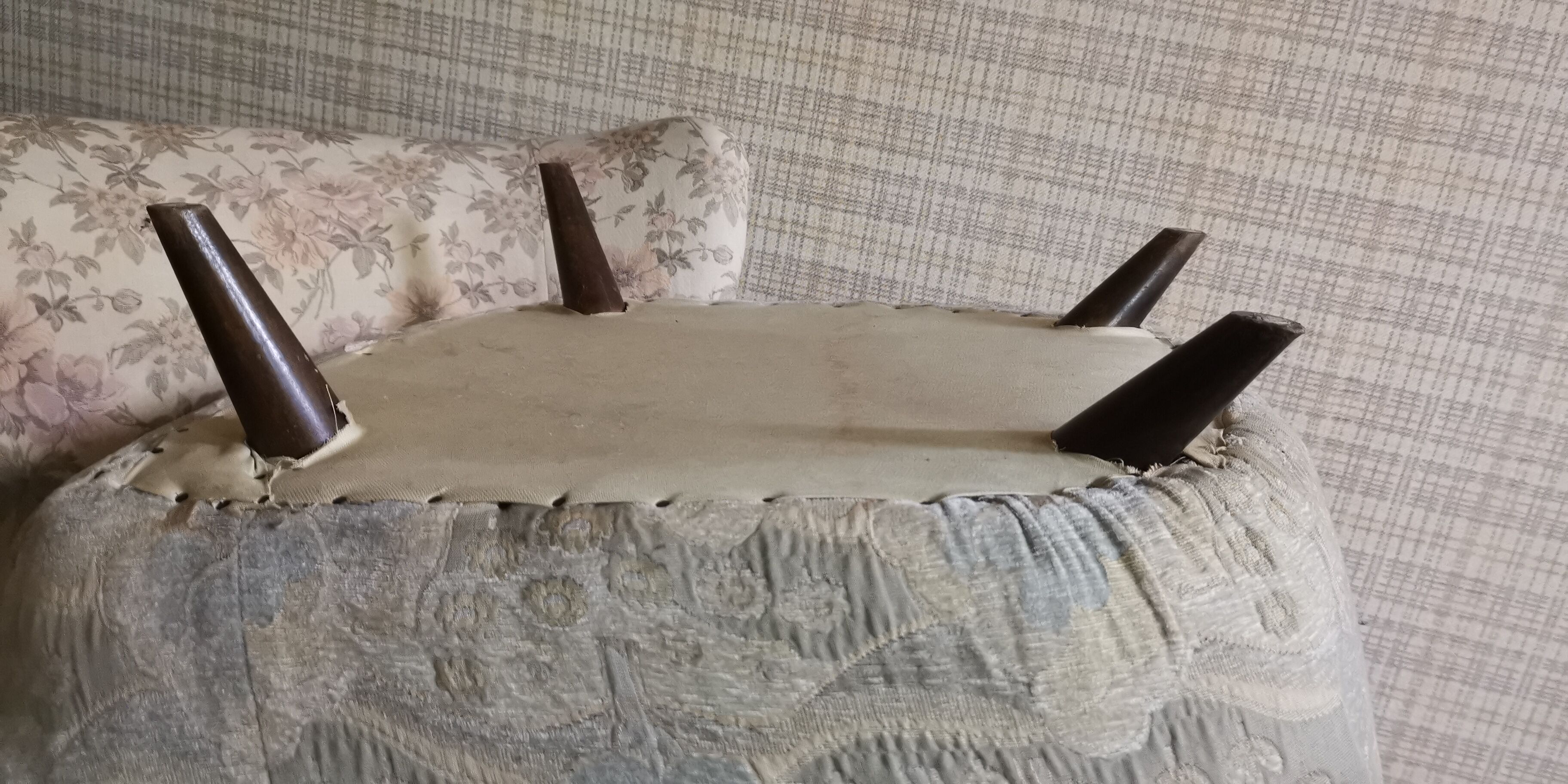 Armchair "wingback chair" Bergere 1950 organic