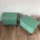 Pair of revamped 60s bedside tables