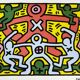 1990s Keith Haring Limited Edition Lithograph Numbered in Pencil.