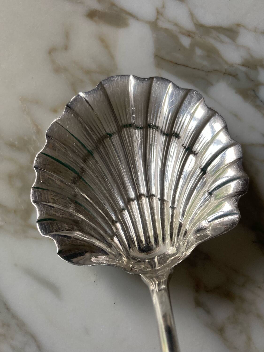 Antique Ercuis sprinkler spoons and strawberries