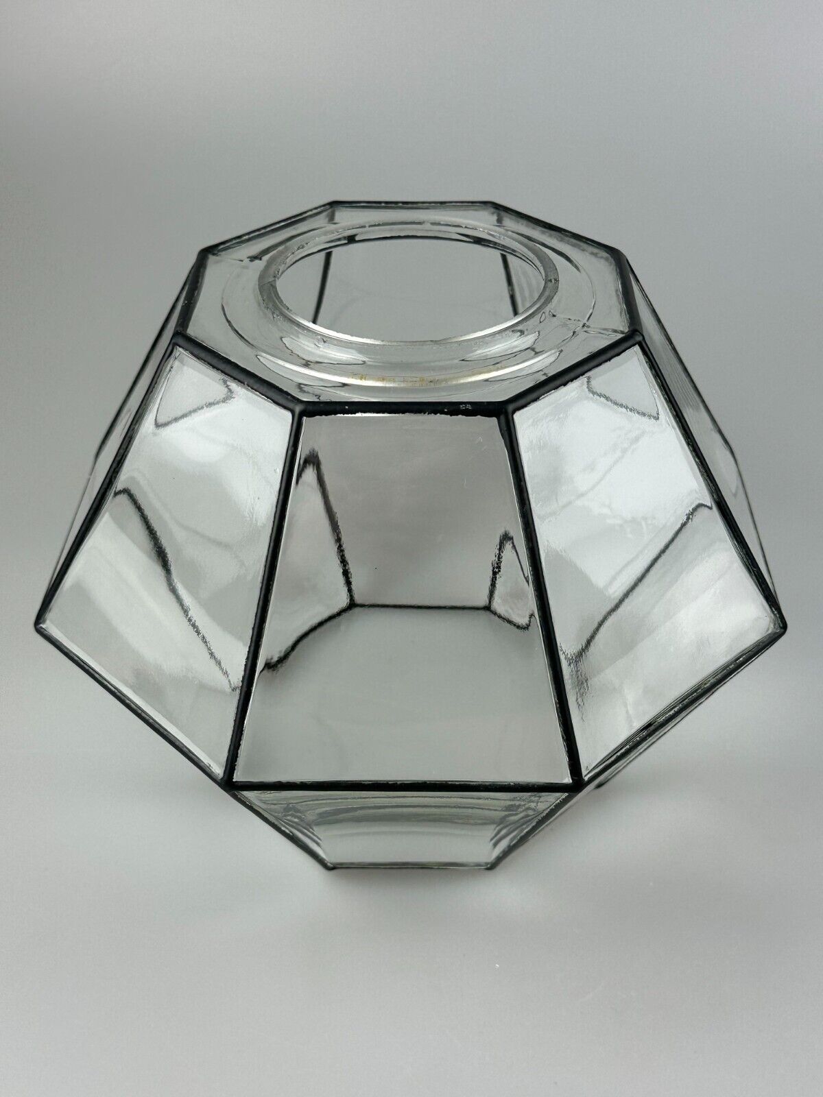 60s 70s hanging lamp ceiling lamp by Limburg Leuchten Germany glass metal