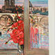 Lithograph signed by Michel Henry - The Institute and Notre Dame de Paris