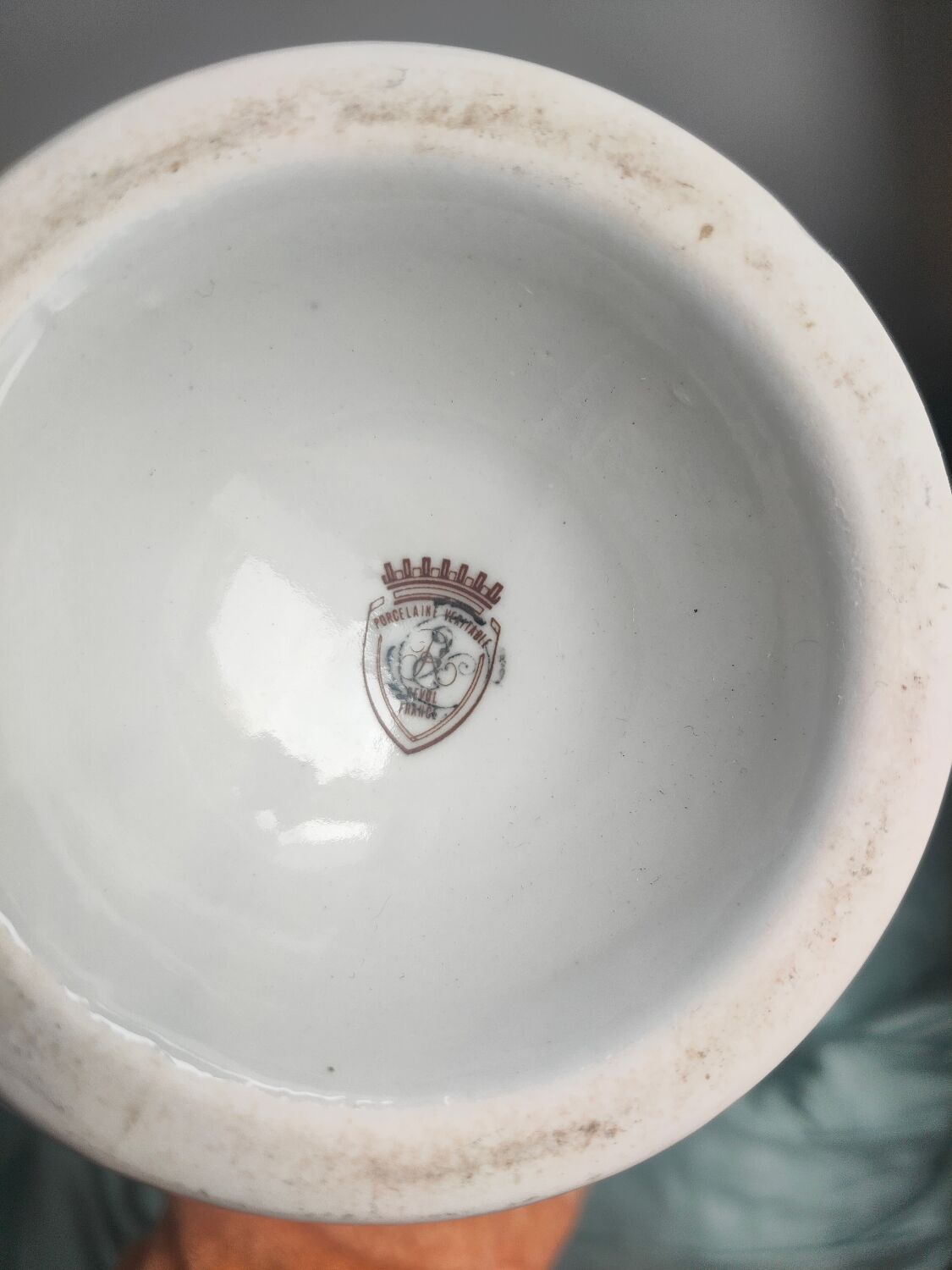 Carafe porcelain antique decorations