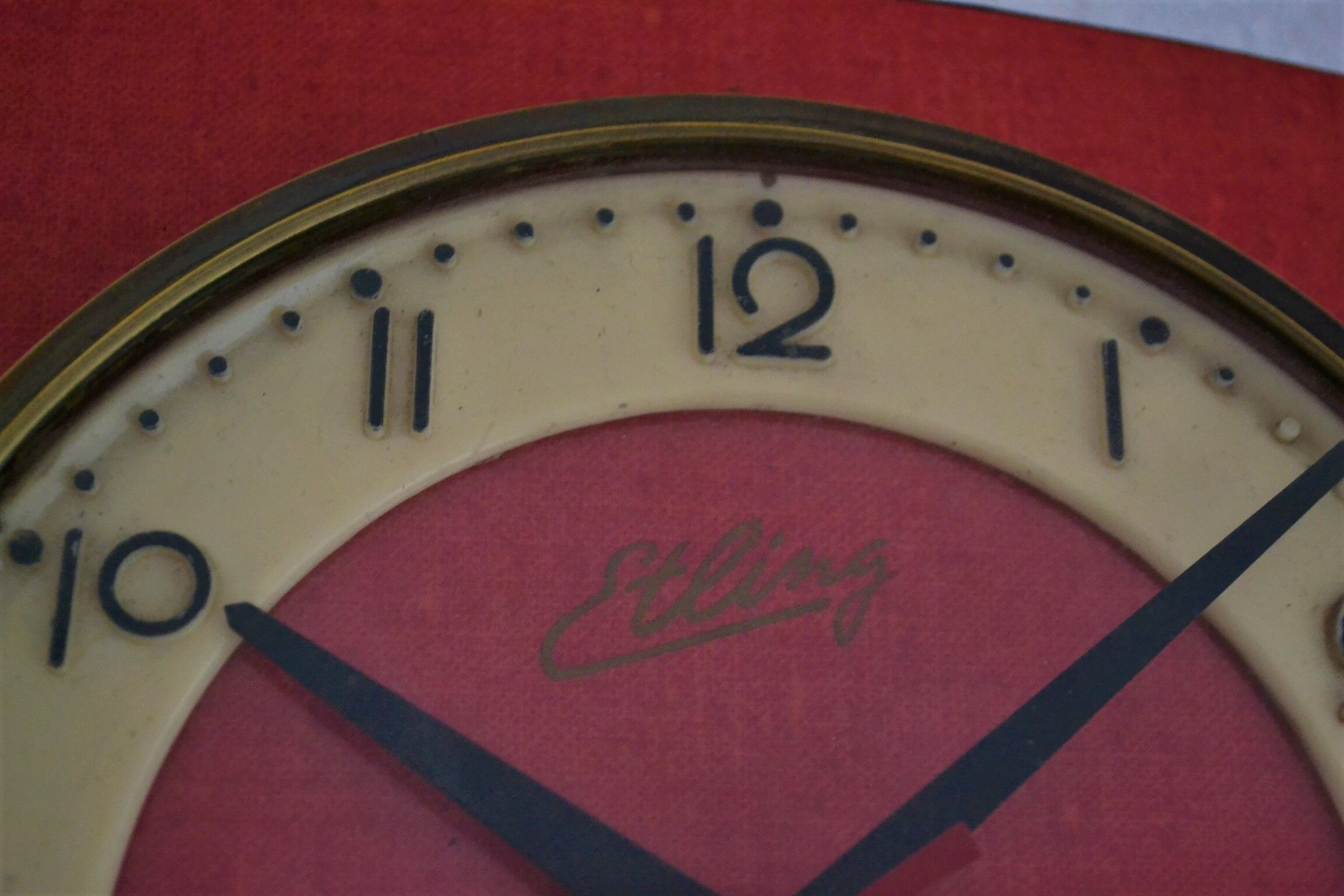 Etling Kitchen Clock - vintage 1960s