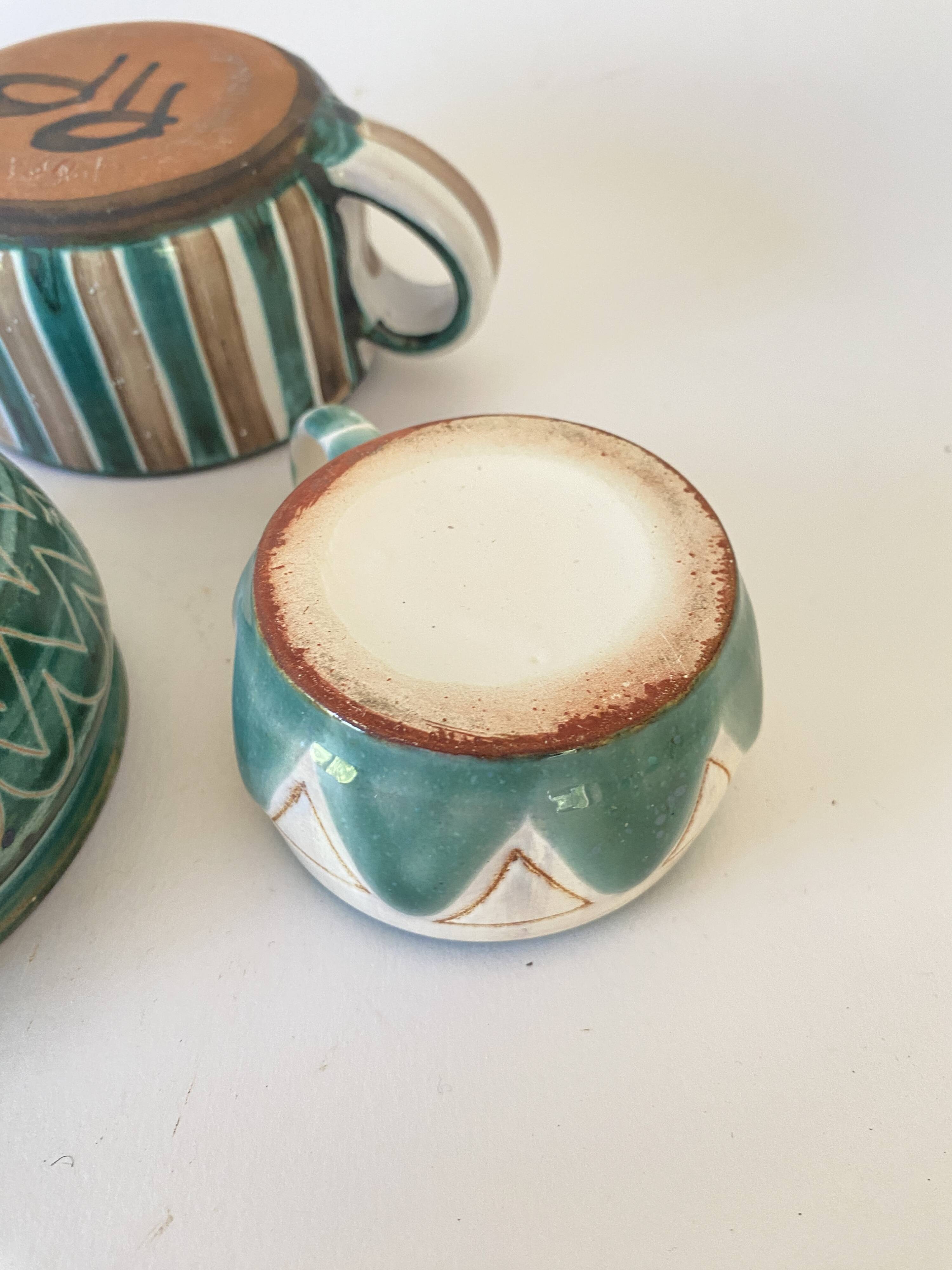 R.Picault ramekins, ceramics from the 60s-70s