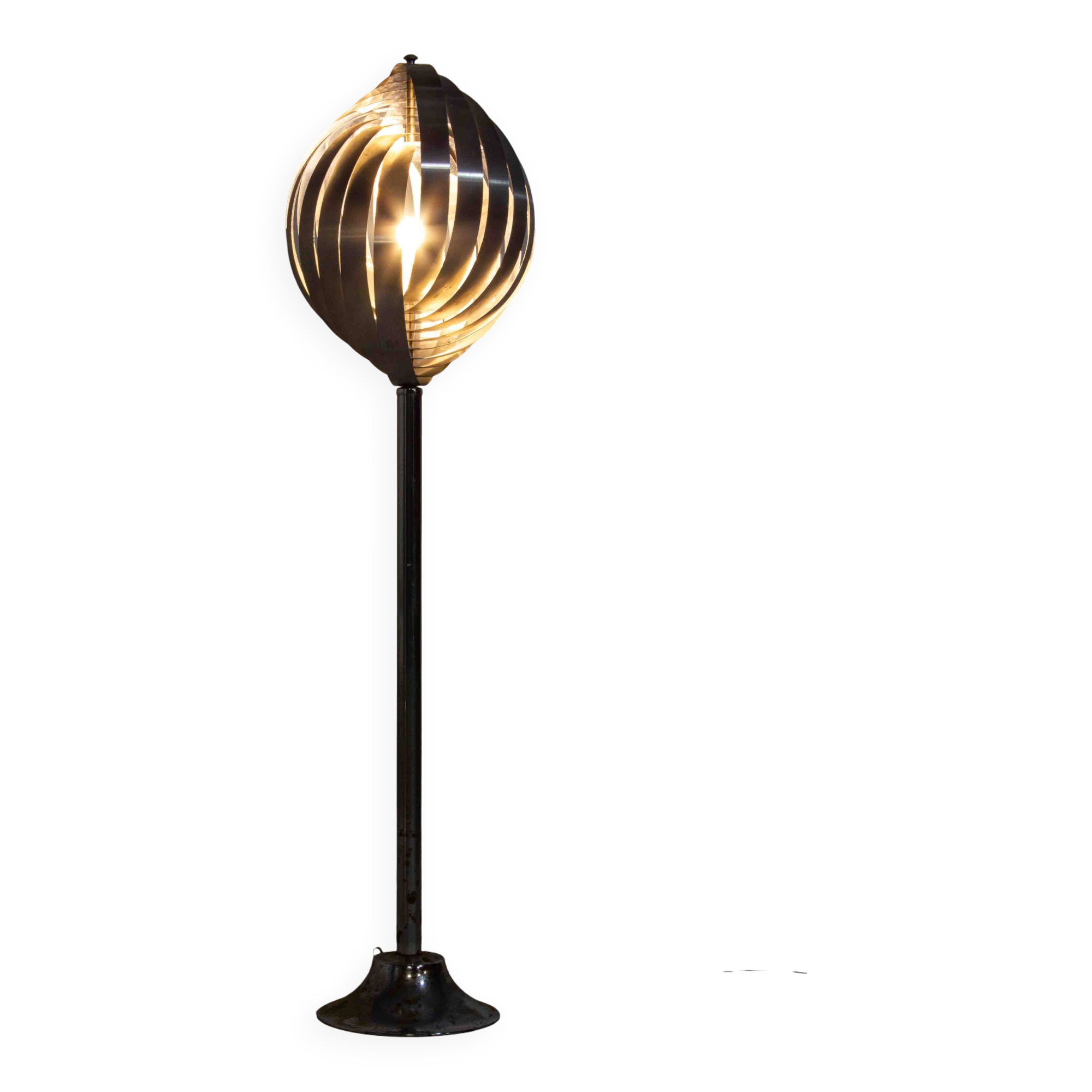 "Moon" Floor Lamp by Henri Mathieu, France 1970s