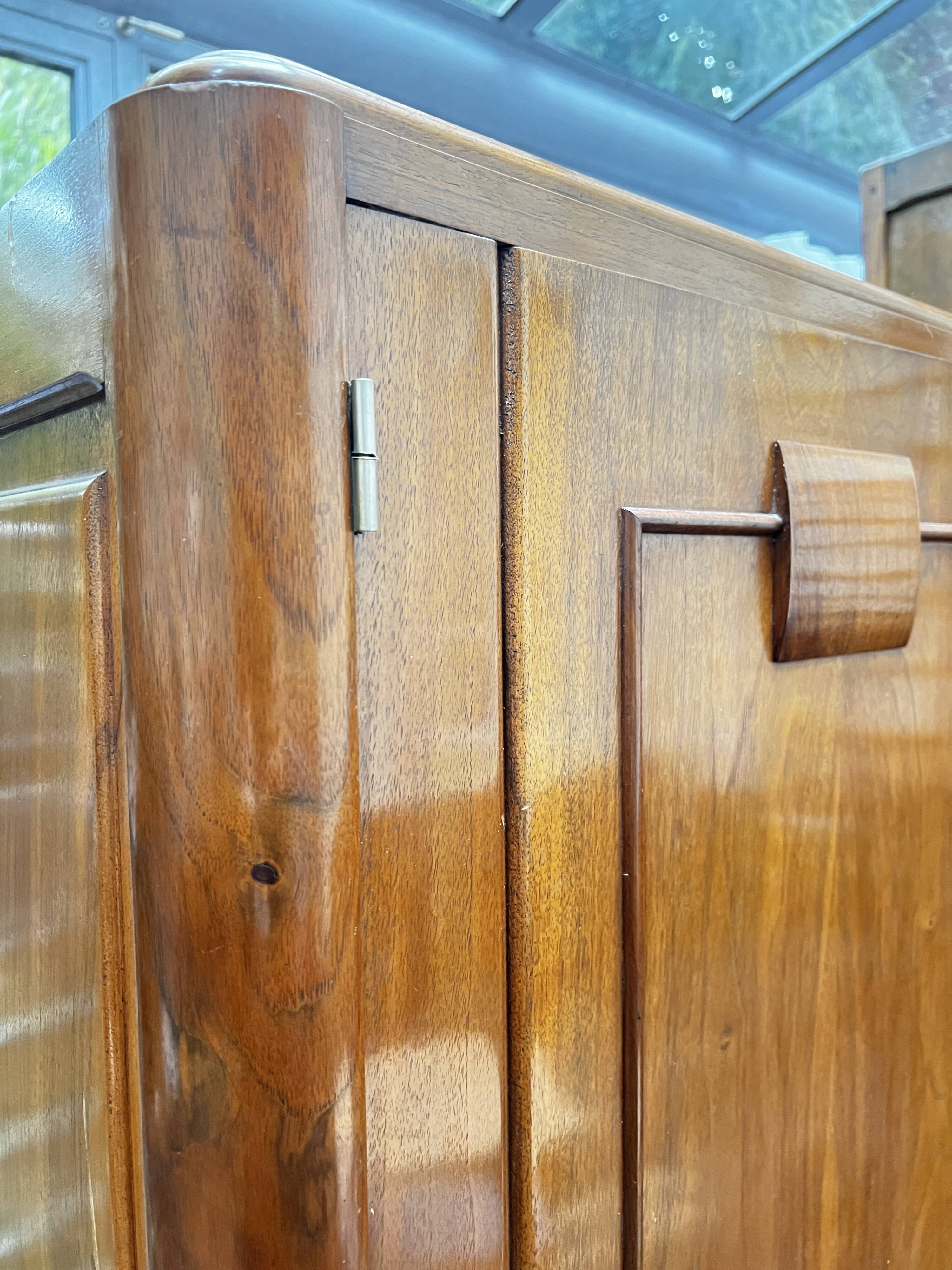 Asymmetrical Art Deco sideboard