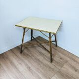 Vintage wicker side dining table