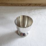 Cockerel + silver metal spoon