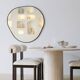 Miroir Bossa Nova Contour noir 100 cm D