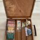 EURÊKA handcrafted games case from the early 20th century