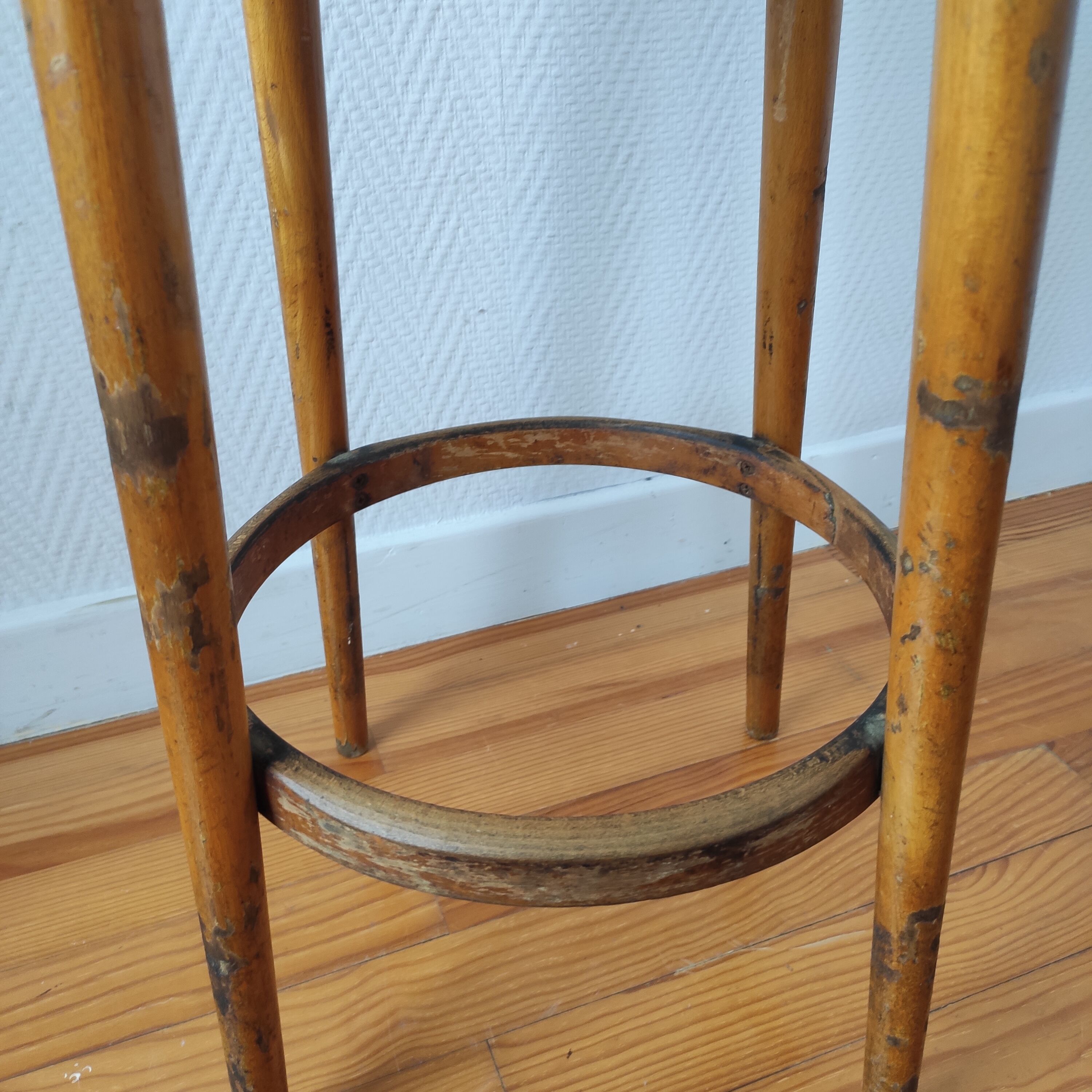 Old bistro stool