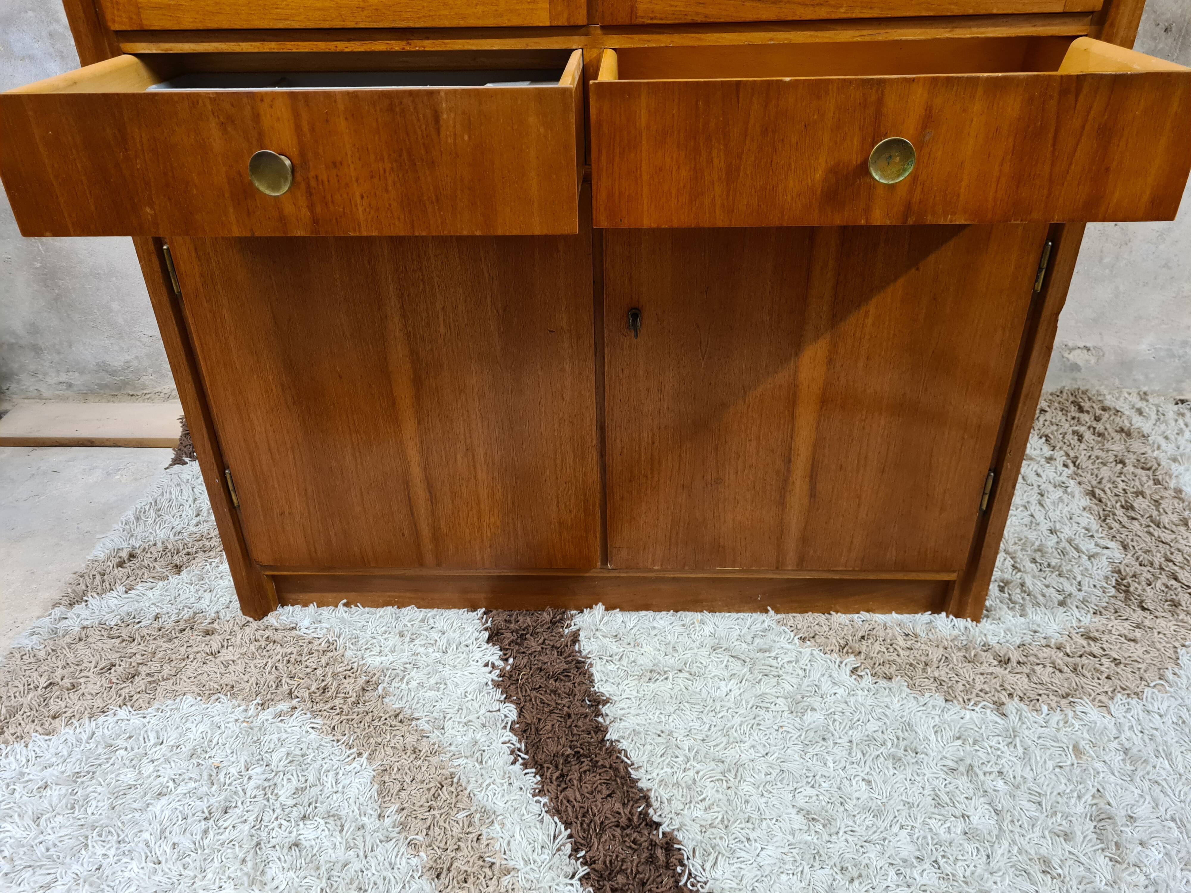 Showcase library 1960 vintage Scandinavian