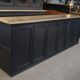 Enfilade à 6 portes 1920 patiné noir