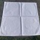 7 serviettes en coton damassé blanches, Christian Lacroix, vintage
