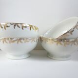 Set 4 bowls golden palms