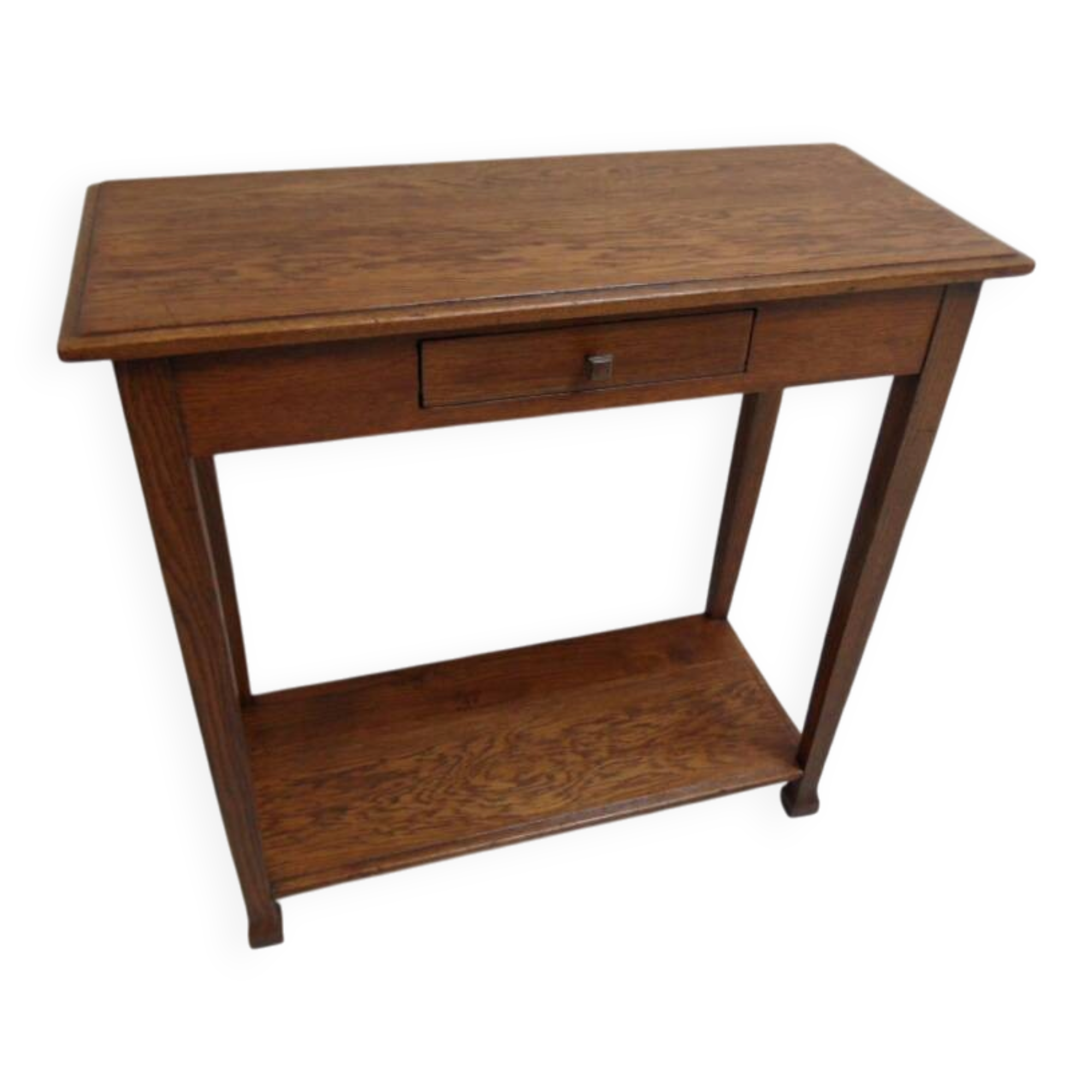 Antique oak sidetable