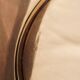 Round smoked glass dish, Vereco France