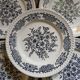 6 antique dinner plates