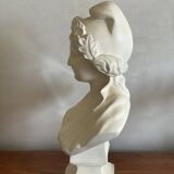 Buste Marianne en plâtre RF