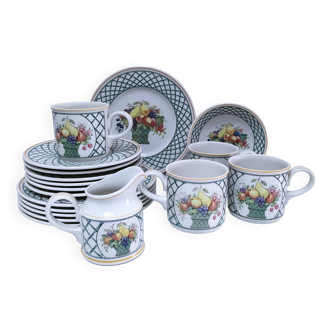 Basket tea service by Villeroy and Boch