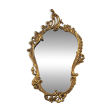 Miroir Cornucopia en bronze de style Louis XV