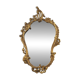 Miroir Cornucopia en bronze de style Louis XV