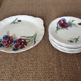 Set of 8 Vallauris plates