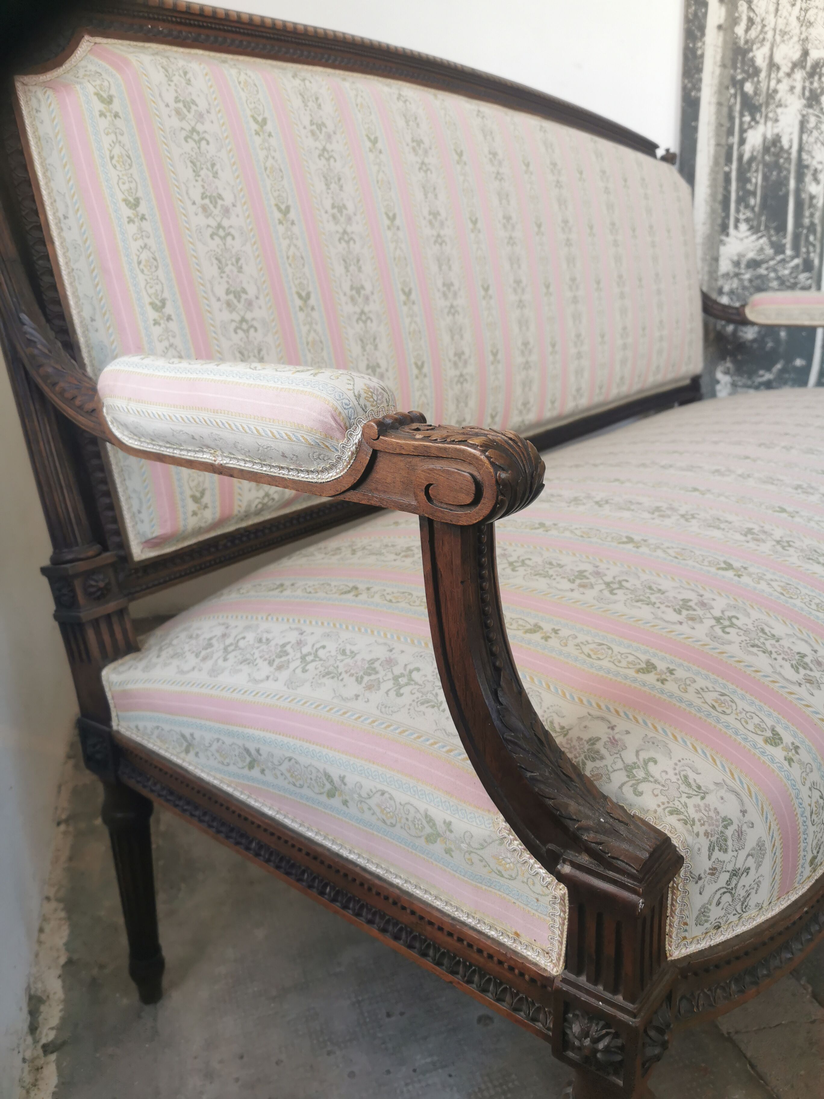 Louis XVl style bench