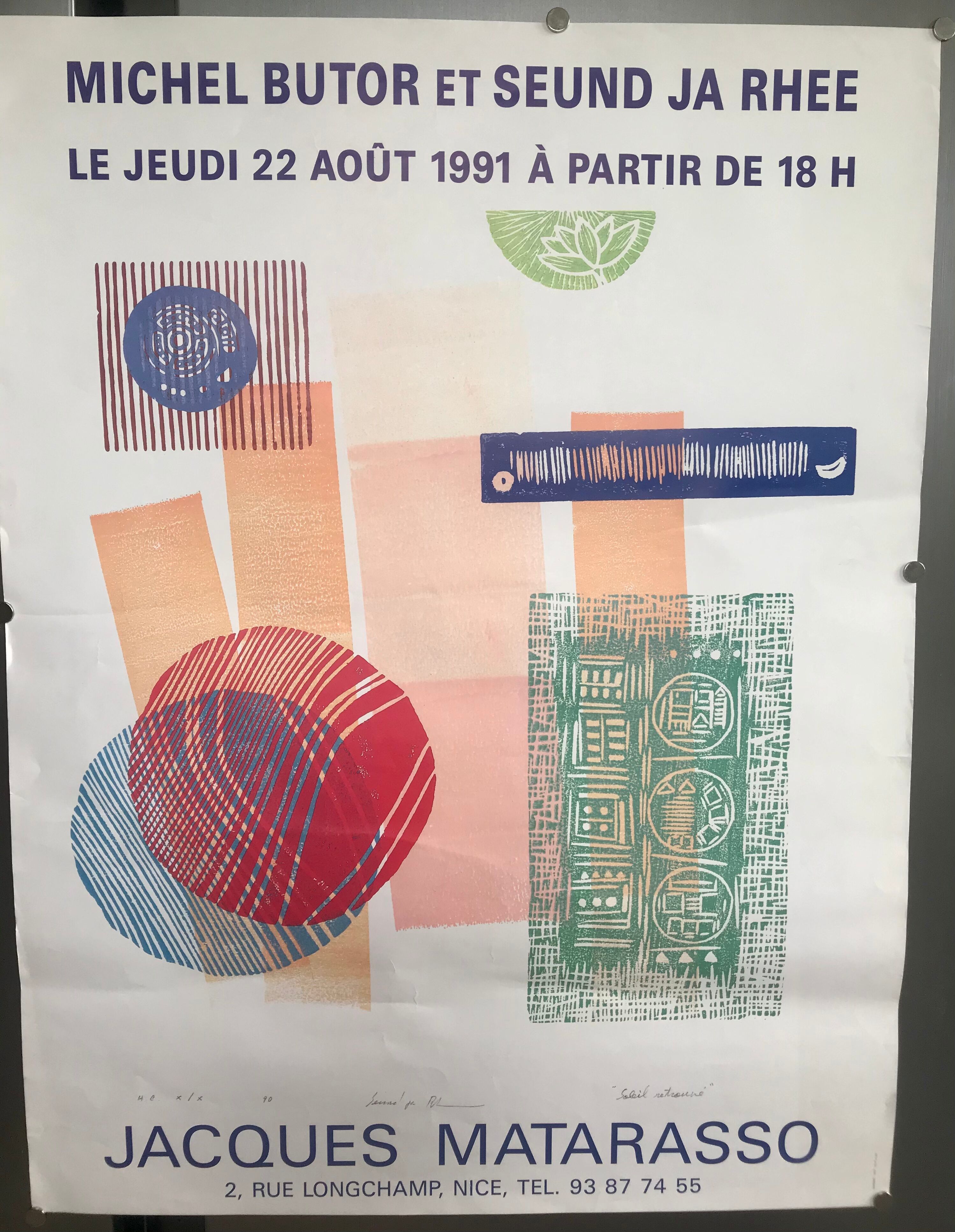 Affiche d’exposition Seund Ja Rhee 1991